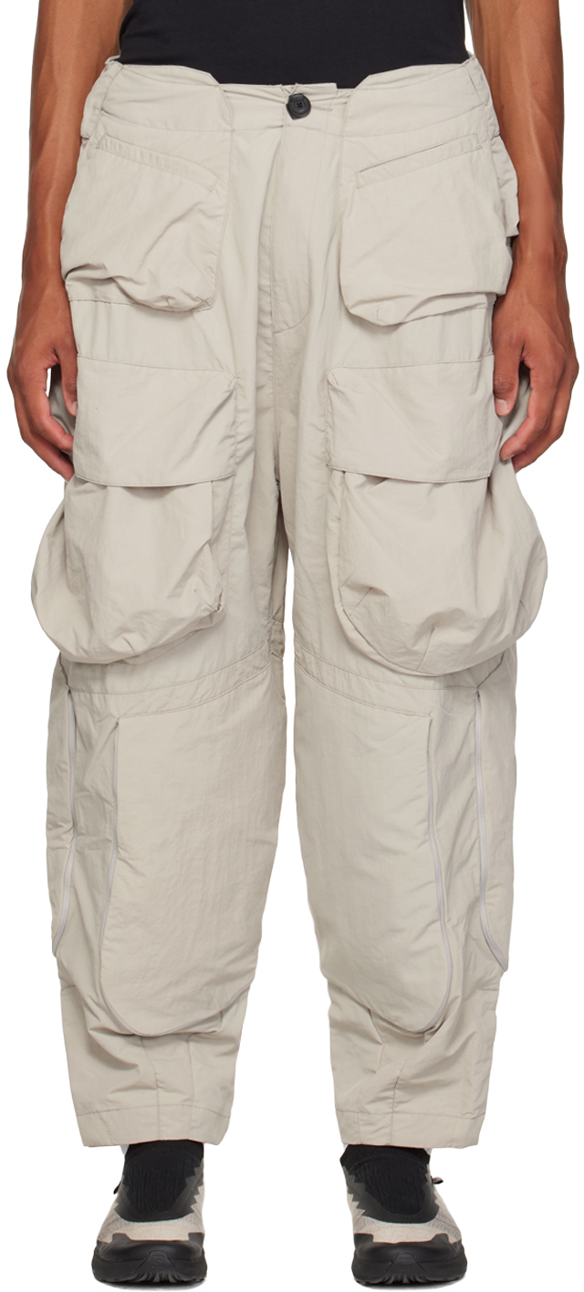 Beige Switchable Cargo Pants