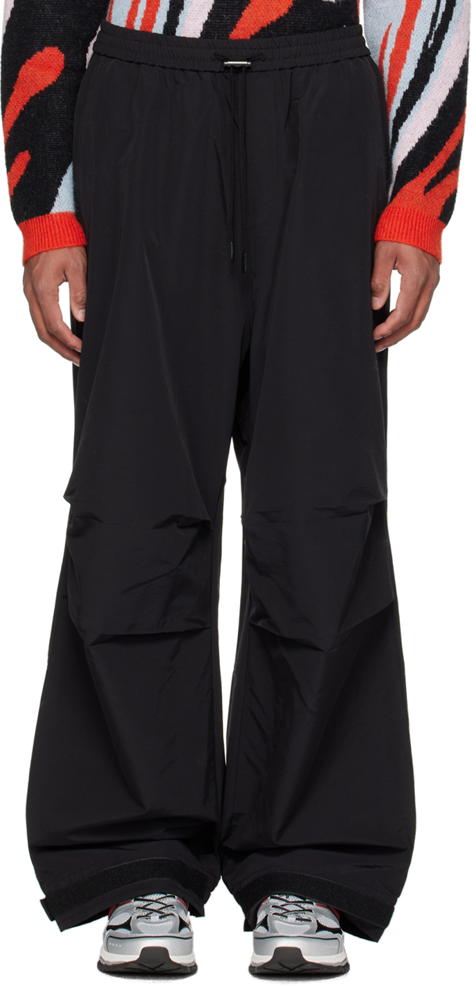 Rta Black Oversized Trousers