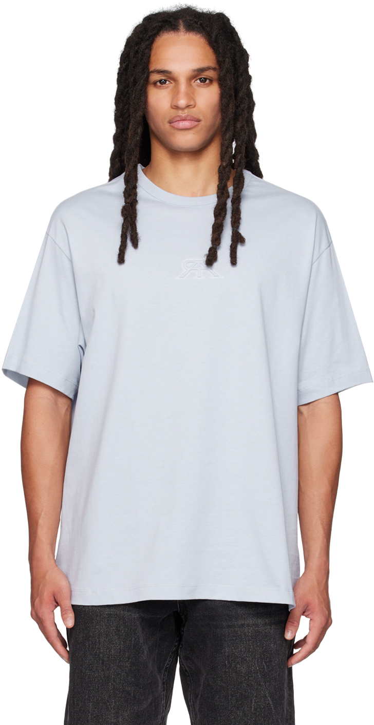 【関税込み】RTA ブルー ロゴエンボス Tシャツ RTAのブルー ロゴエンボス Tシャツがセール中