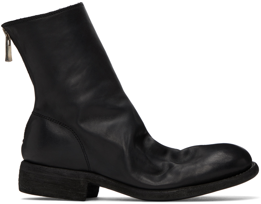 Black 986 Boots by Guidi on Sale