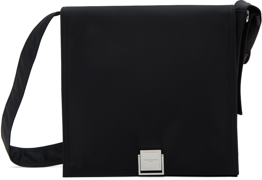 Wooyoungmi Black Nylon Crossbody Bag SSENSE