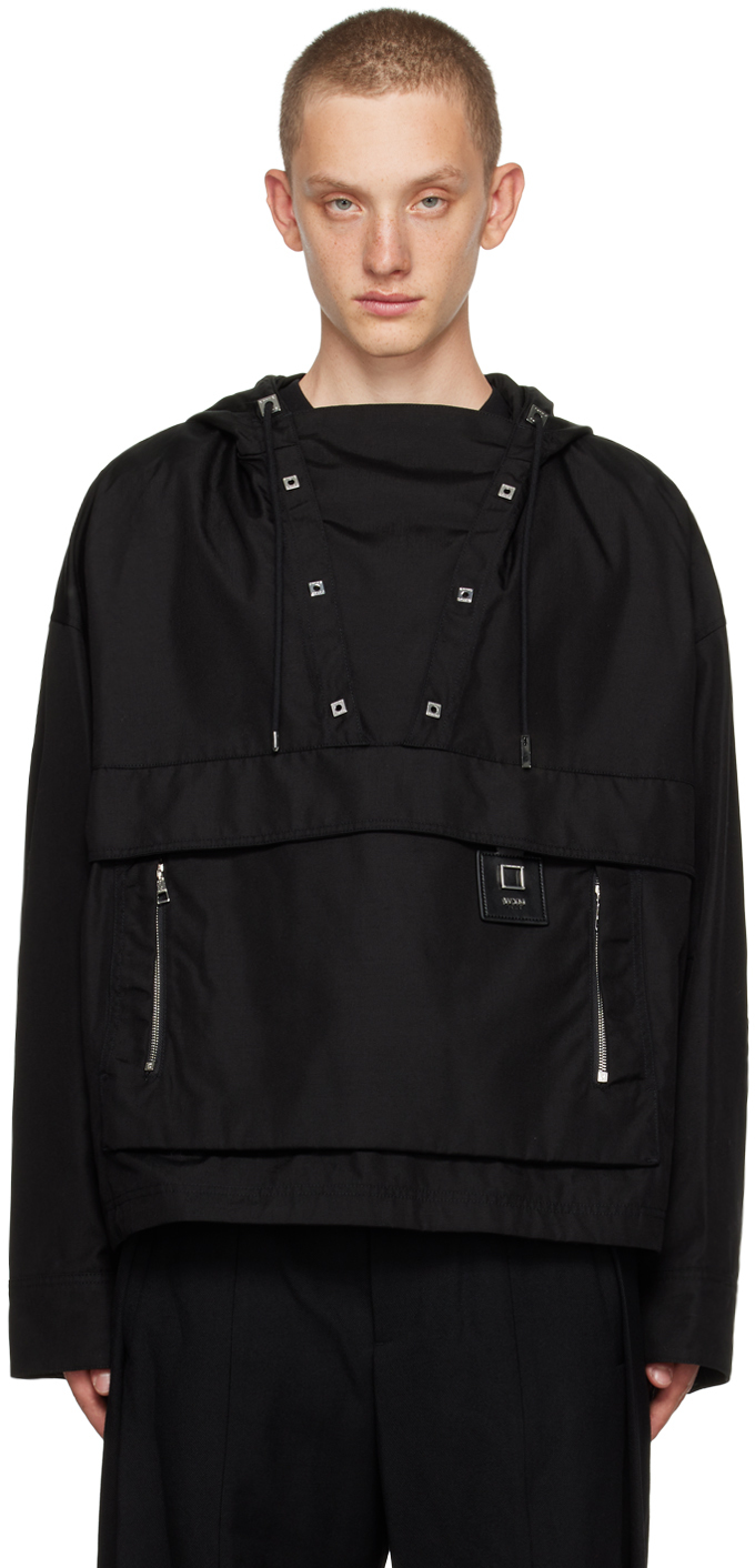 Wooyoungmi Black Keychain Jacket In Black 990b