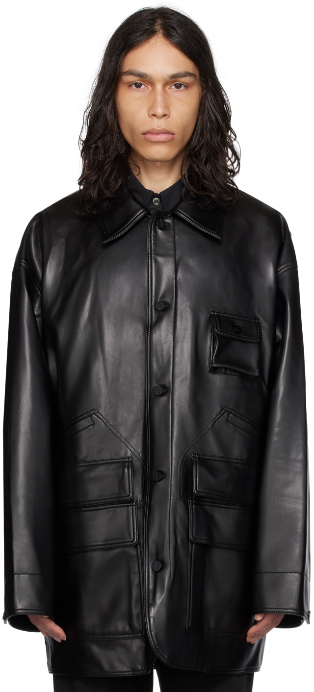 Wooyoungmi Black Hardware Jacket In Black 983b