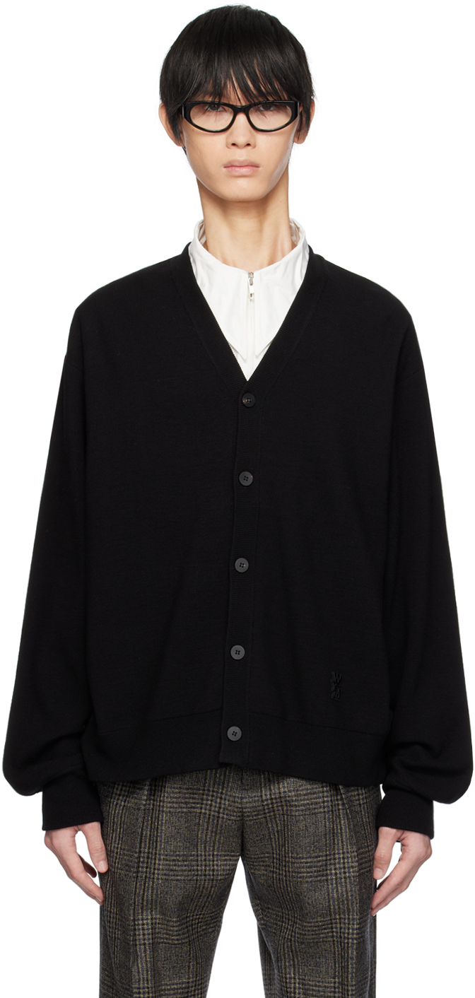 Black V-Neck Cardigan