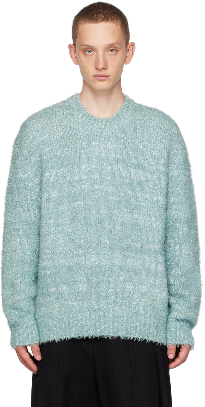 Wooyoungmi Blue Brushed Sweater