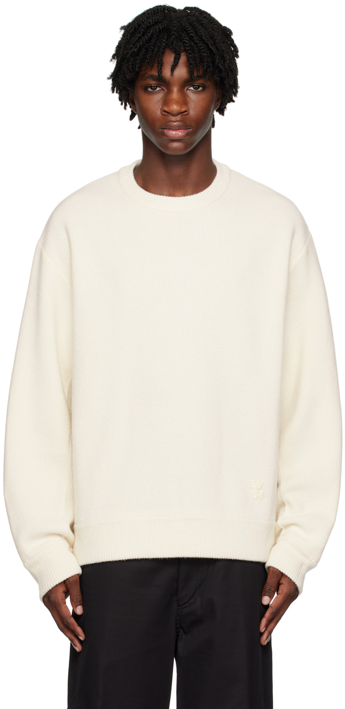 Off-White Crewneck Sweater by WOOYOUNGMI on Sale