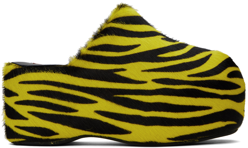 SIMONMILLER Yellow & Black Platform Bubble Slip-On Loafers