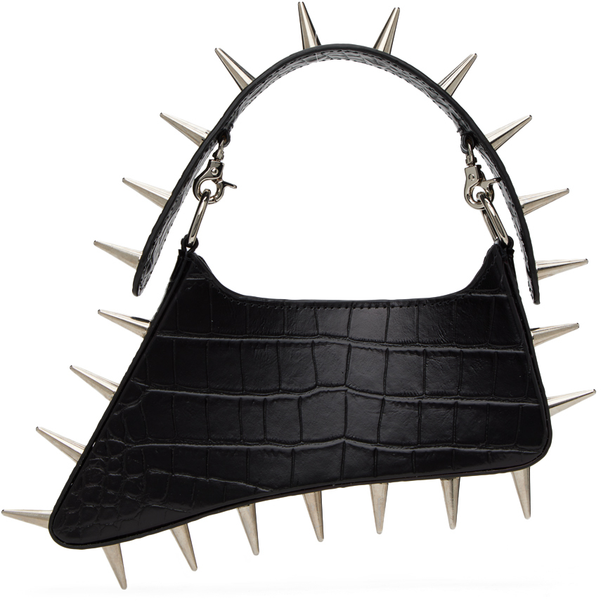 Black Croc Pump Bag by Marge Sherwood for $15