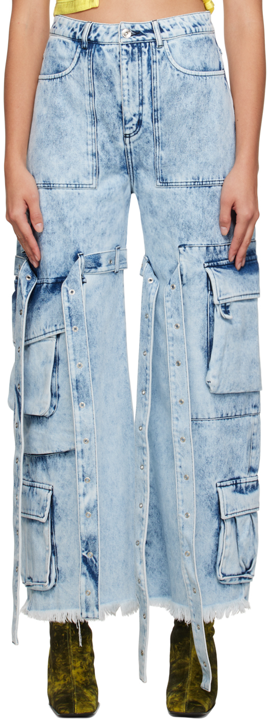 Blue Multipocket Jeans