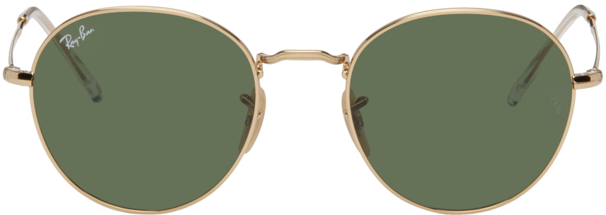Ray Ban Gold David Sunglasses
