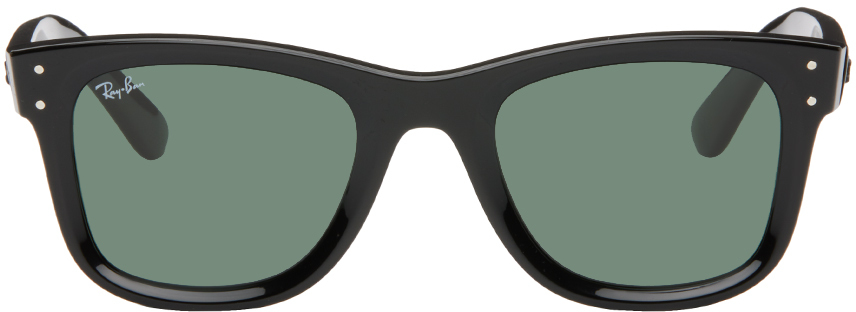 Black Wayfarer Reverse Sunglasses