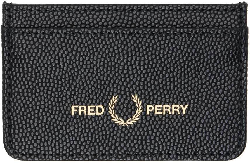 Fred Perry Black Logo Card Holder