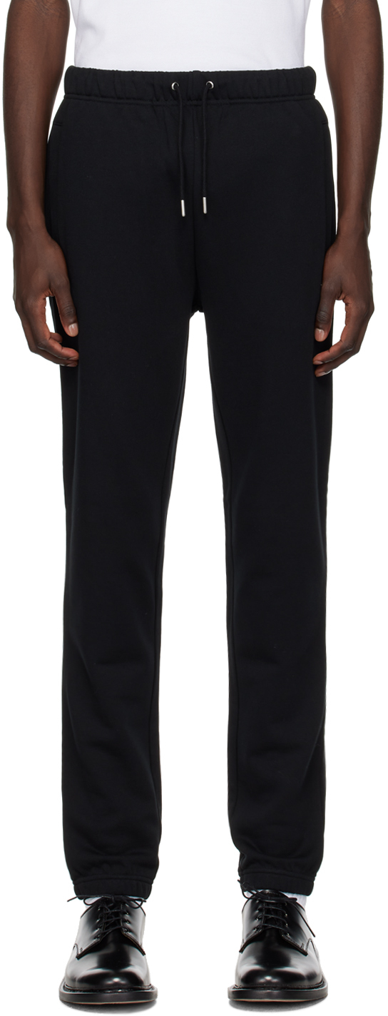 Uptheir Perry Fleece Lined Cuffed Joggers - Black