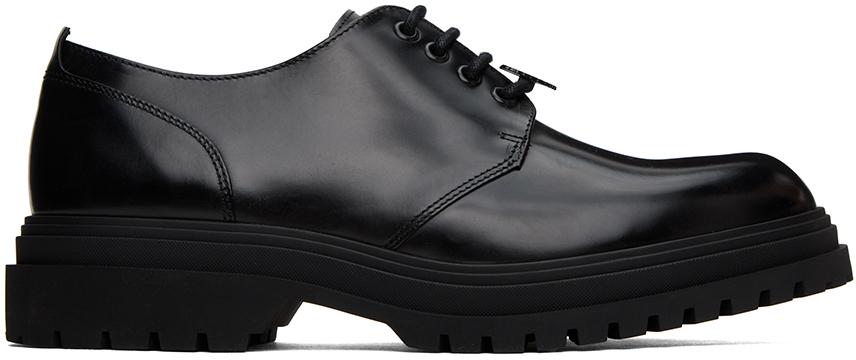 Fred Perry Black Lace-up Derbys
