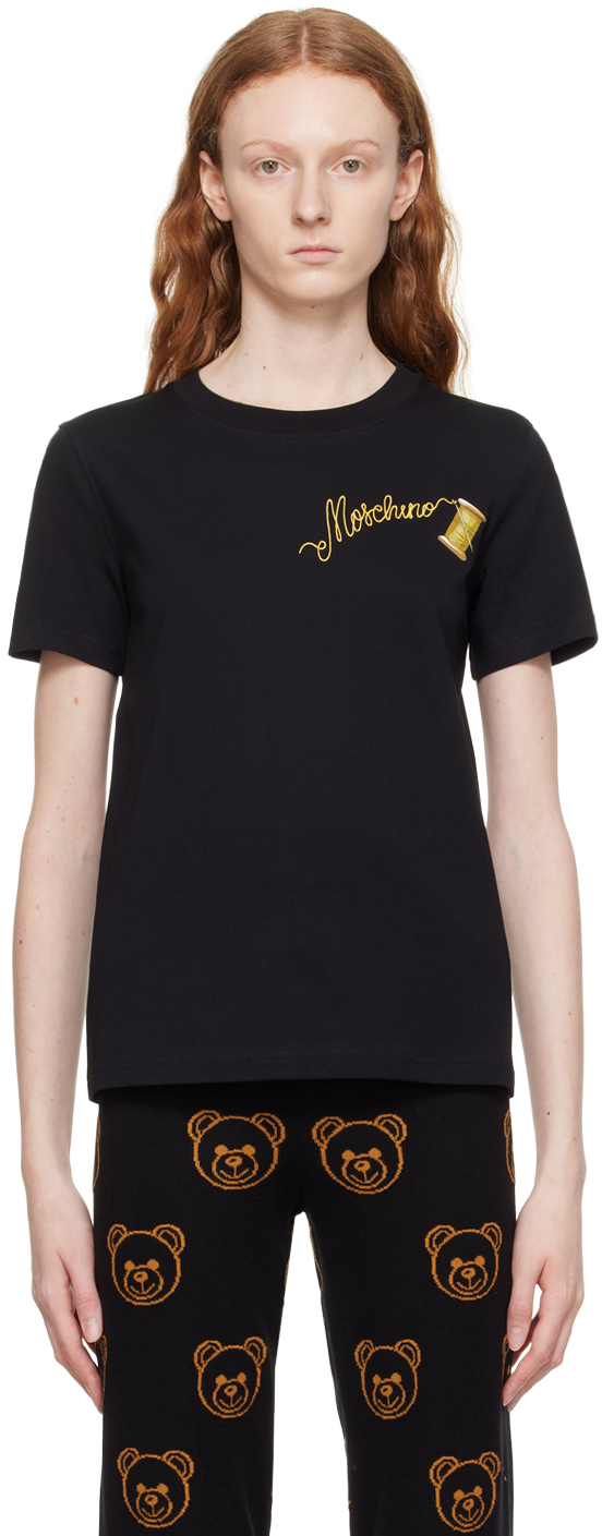 Moschino Black Sartorial T-shirt In A1555 F Black
