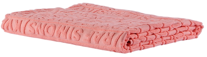 Kvadrat/raf Simons Pink Beach Towel In Pink