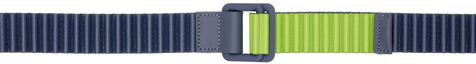 Issey Miyake Green & Grey Pleats Reversible Belt In 60-lt.green X Grey