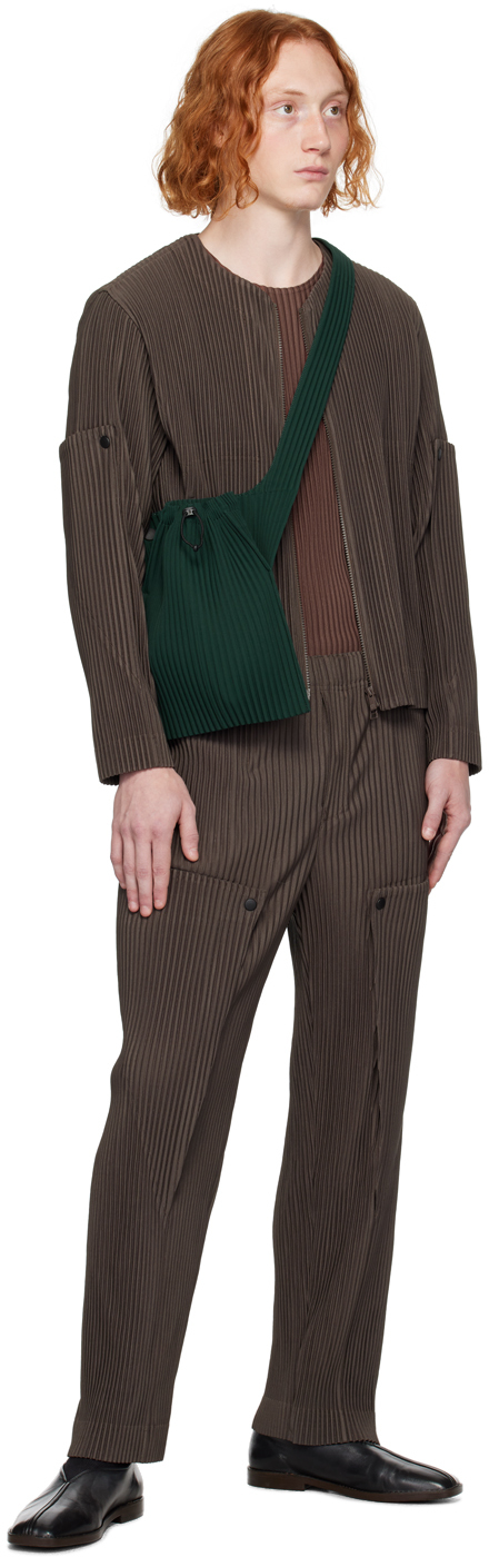HOMME PLISSÉ ISSEY MIYAKE Green Pocket Bag | Smart Closet