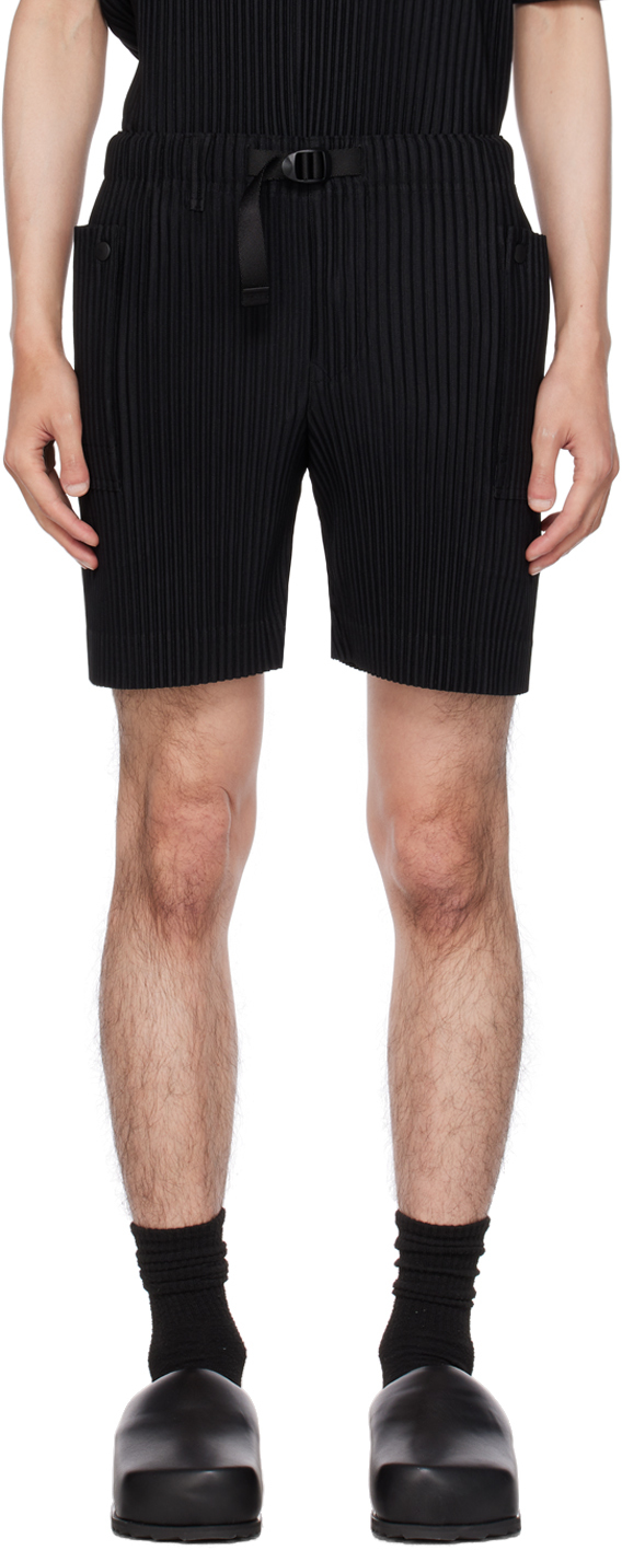 Issey Miyake Black Flip Shorts | ModeSens