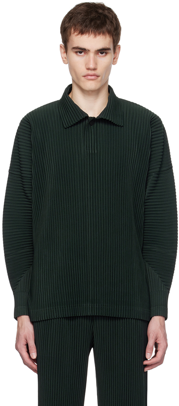 Issey Miyake Green Monthly Color August Polo