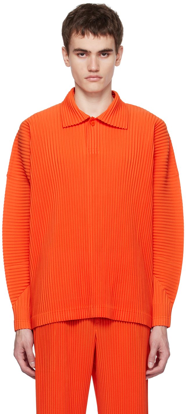 ISSEY MIYAKE ORANGE MONTHLY colour AUGUST POLO
