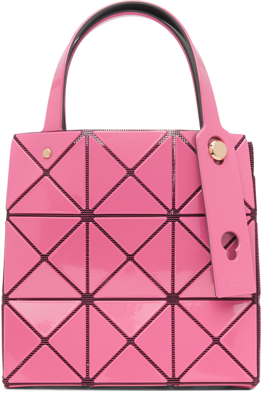 BAO BAO ISSEY MIYAKE Pink Small Carat Bag