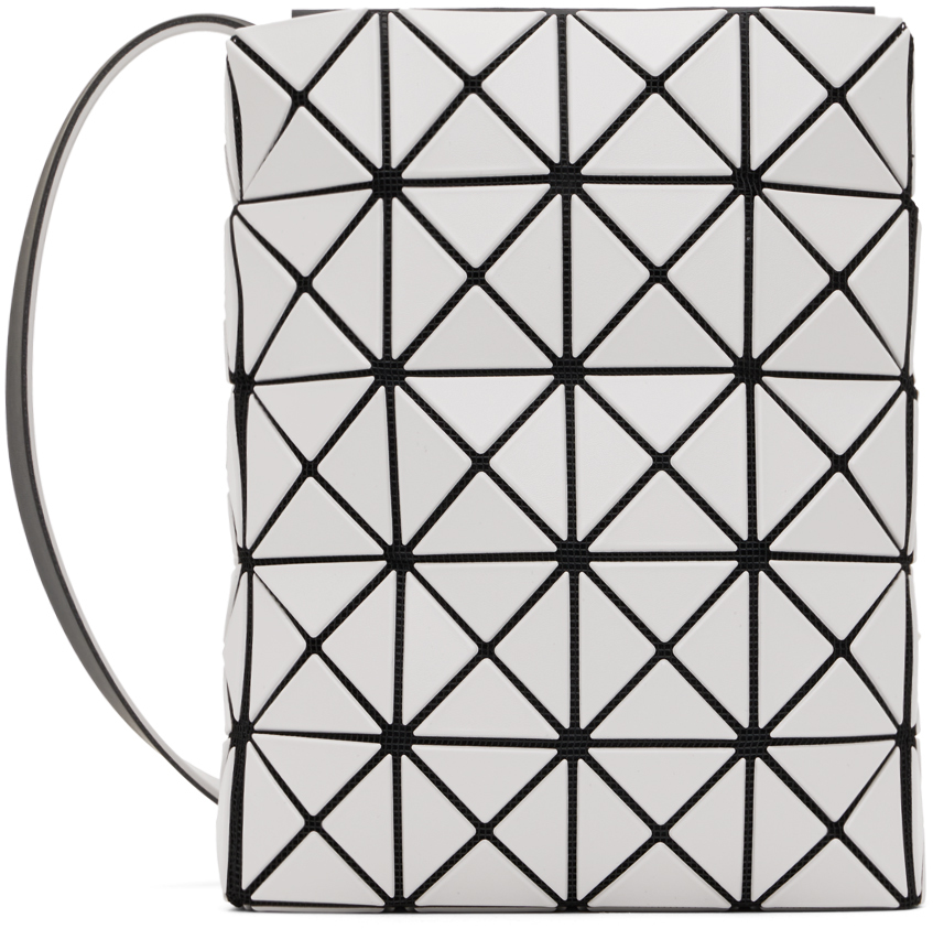 Bao Bao Issey Miyake Prism Two-Tone Crossbody Bag Gray/Black