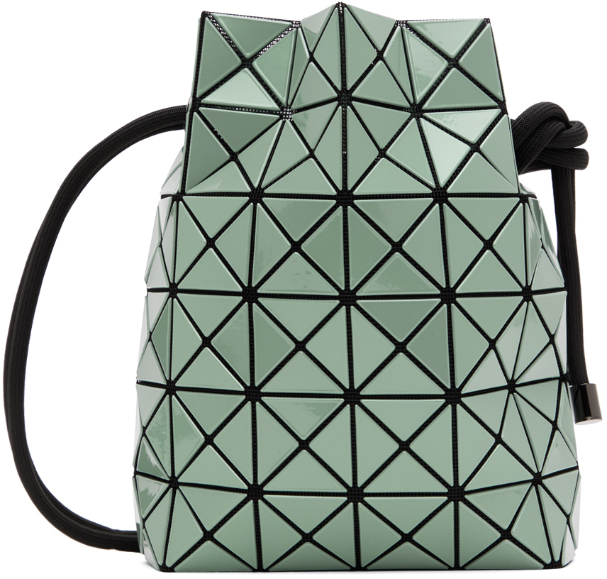 Green Wring Gloss Shoulder Bag by BAO BAO ISSEY MIYAKE on Sale