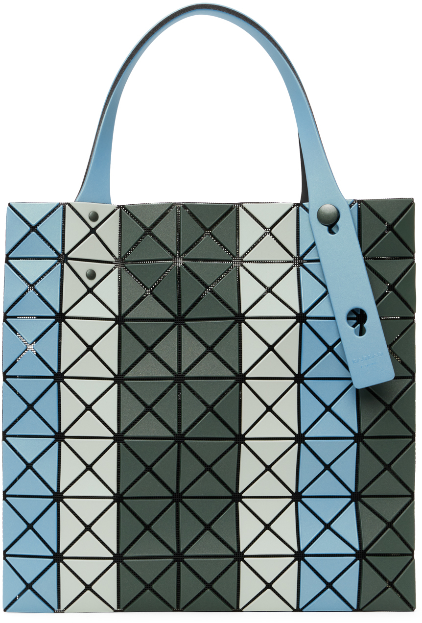 Green & Blue Prism Stripe Tote