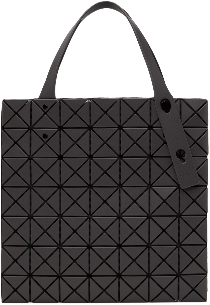 Bao Bao Issey Miyake Gray Prism Frost Tote In 14 Charcoal