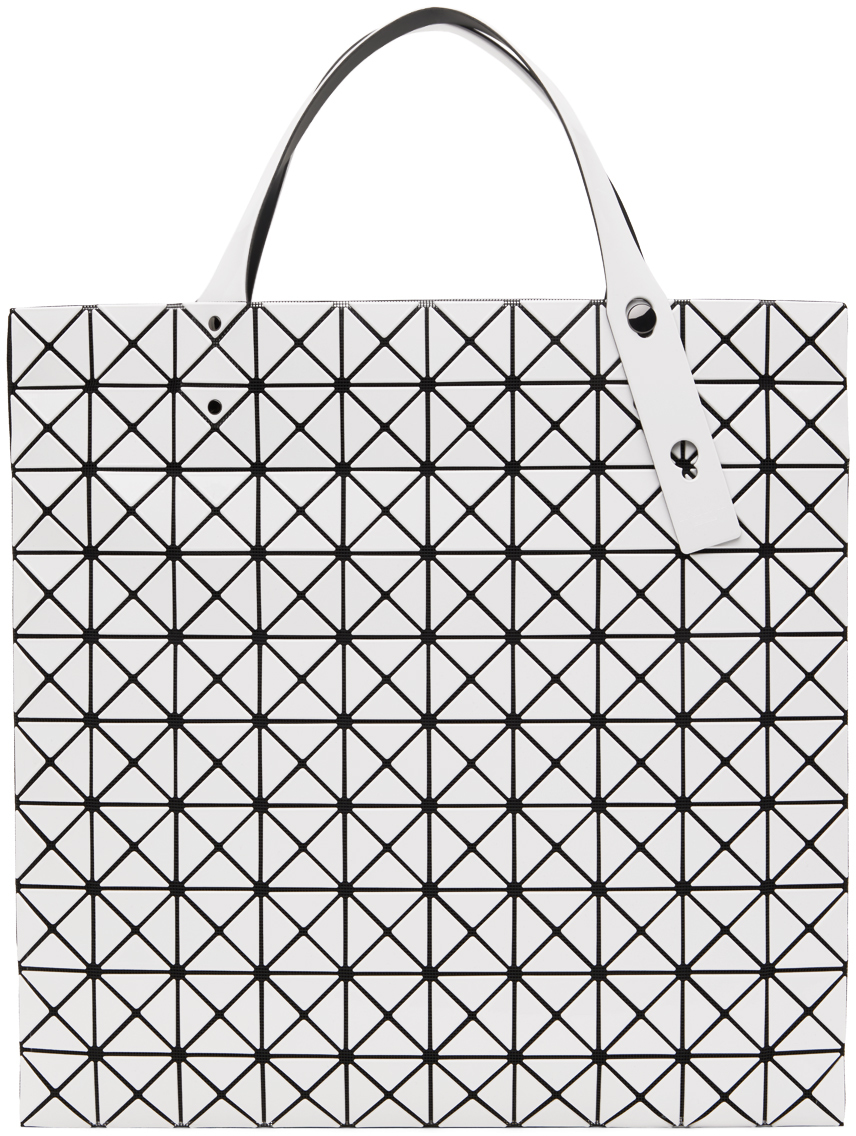 Bao Bao Issey Miyake White Prism Tote In 01 White