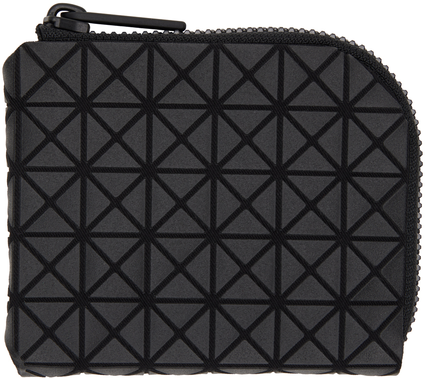 BAO BAO ISSEY MIYAKE: Black Clam Wallet | SSENSE Canada