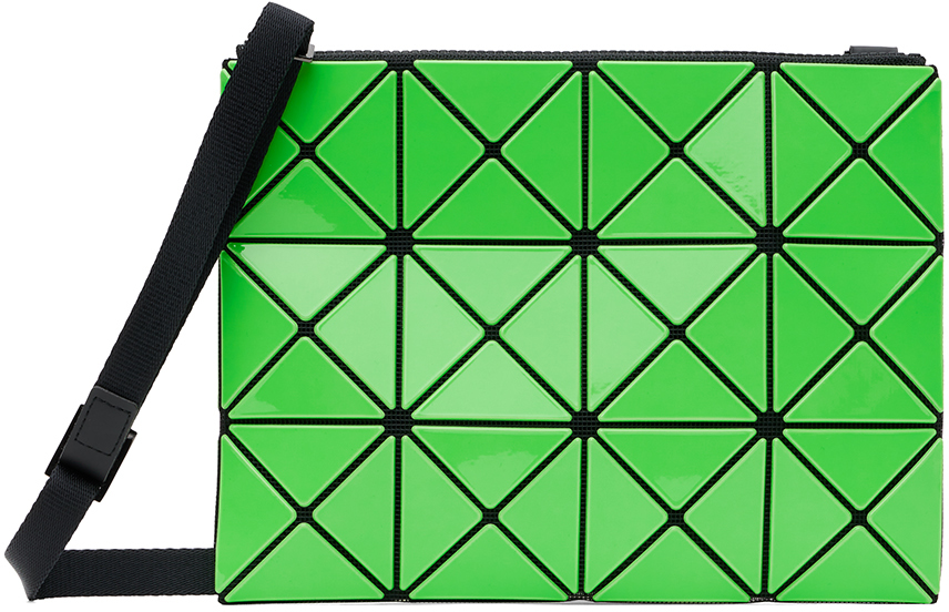 Bao Bao Issey Miyake: Green Lucent Gloss Bag | SSENSE