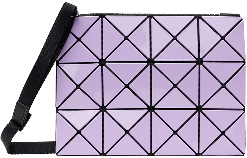 Bao Bao Issey Miyake Purple Lucent Gloss Bag