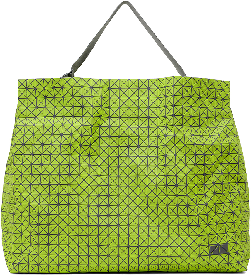 BAO BAO ISSEY MIYAKE: Green Cart Tote | SSENSE