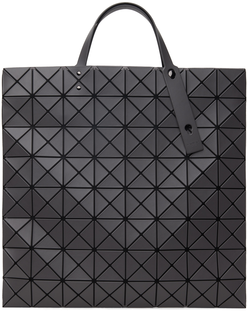 Bao Bao Issey Miyake Gray Lucent Matte Tote In 14-charcoal Gray