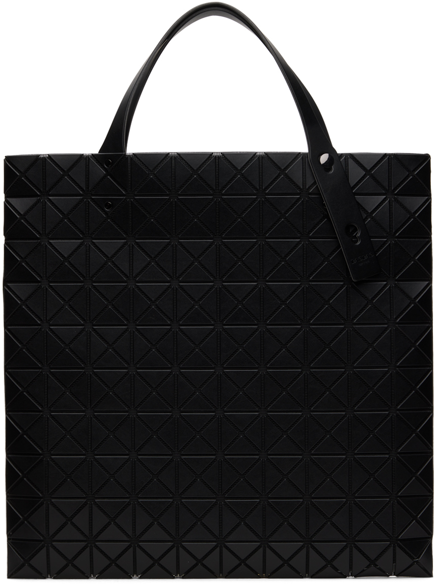 BAO BAO ISSEY MIYAKE: Black Prism Matte Tote | SSENSE