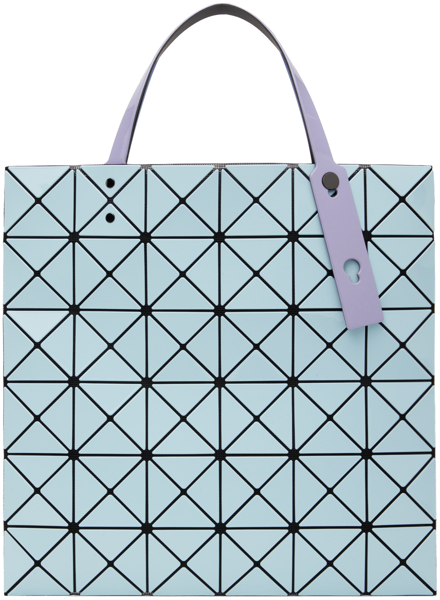 BAO BAO ISSEY MIYAKE: Blue & Purple Lucent Gloss Mix Tote | SSENSE