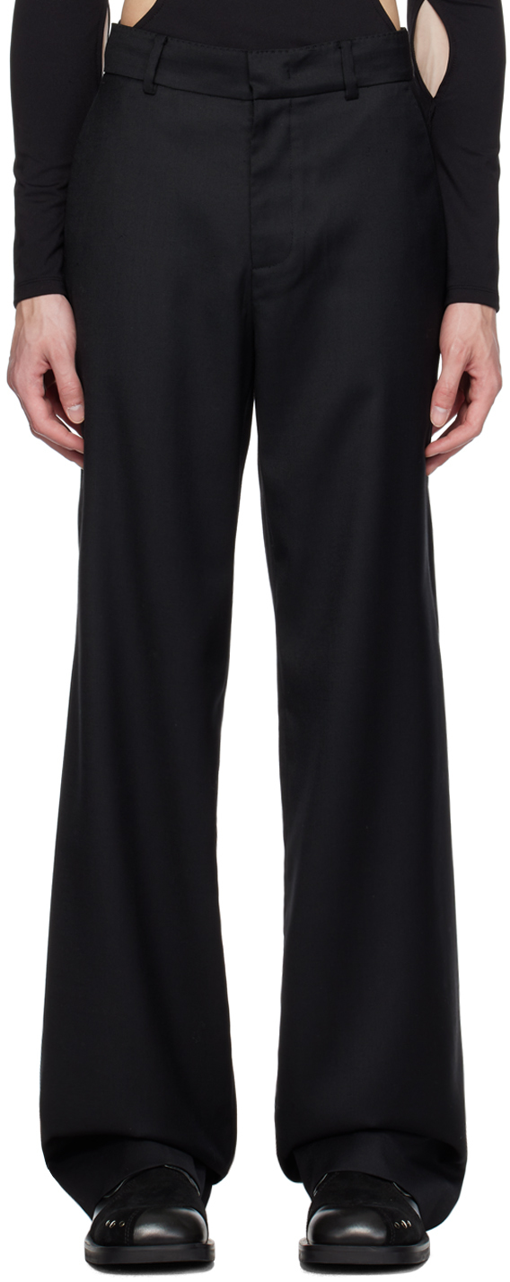 Black Four-Pocket Trousers