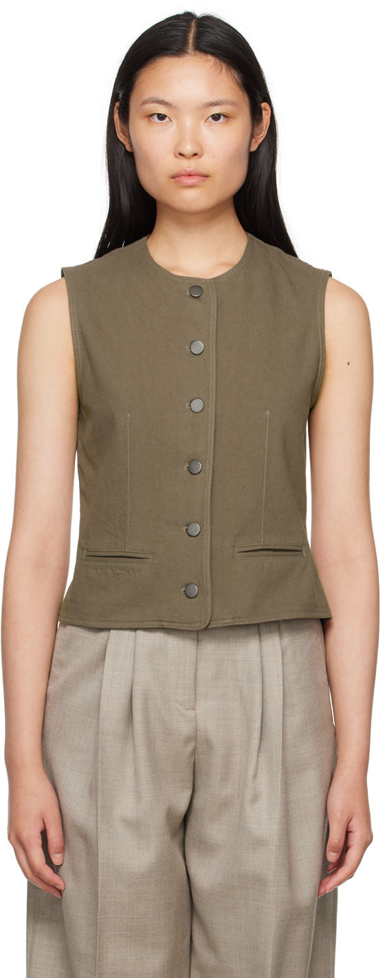 Khaki Viona Vest