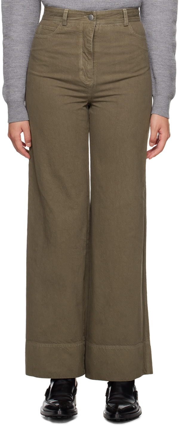 Khaki Prestyn Trousers