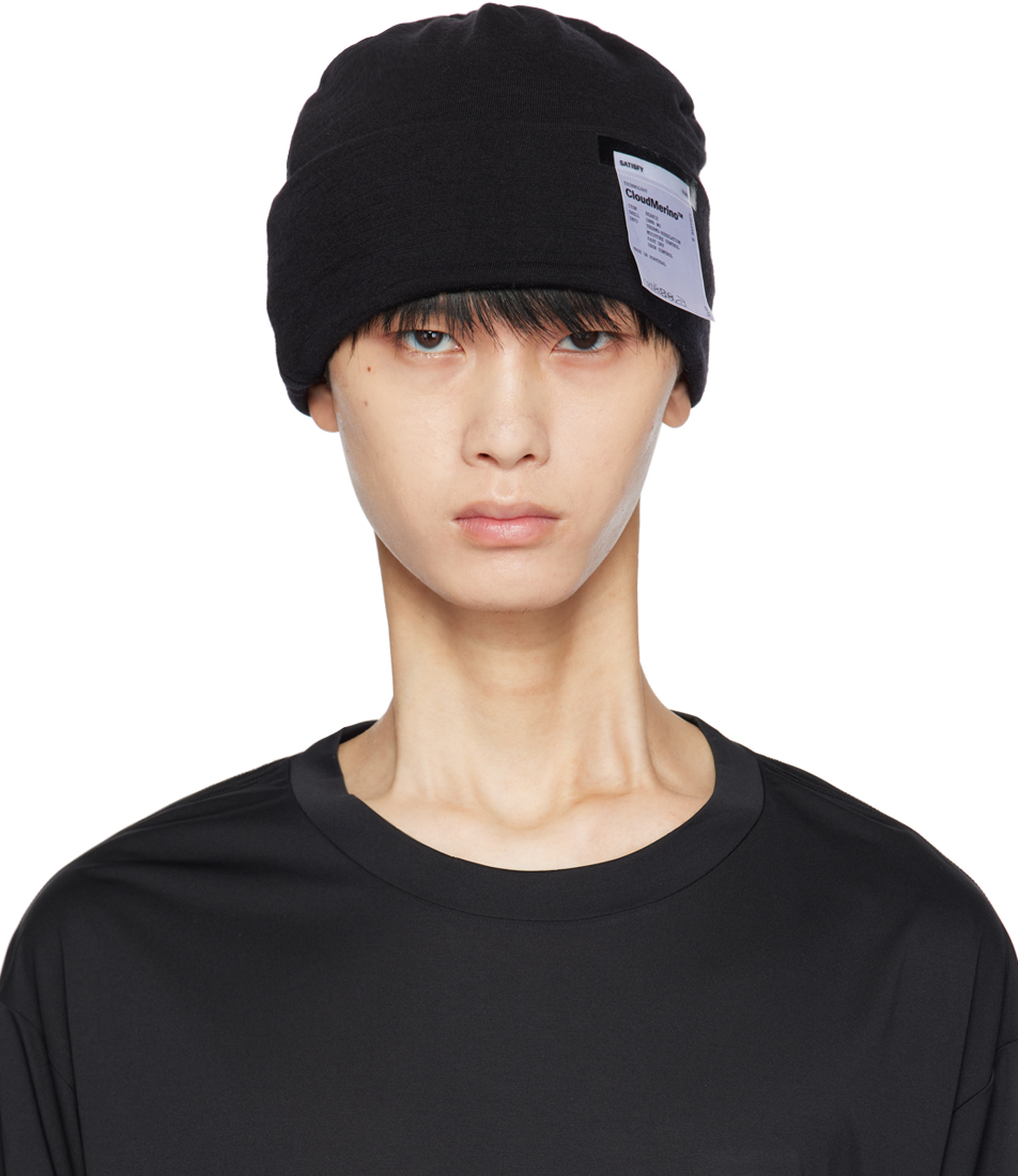 SATISFY BLACK CLOUD BEANIE