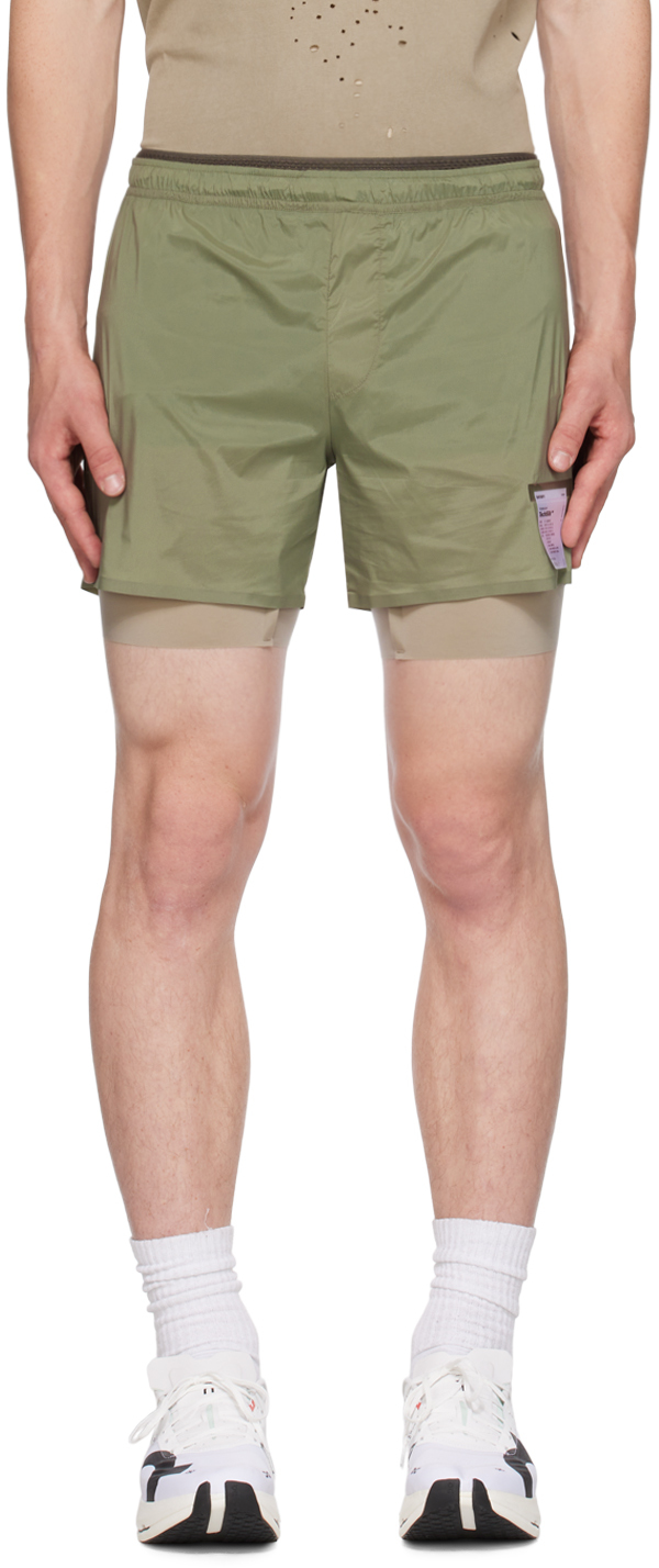 Satisfy Khaki TechSilk 8 Shorts