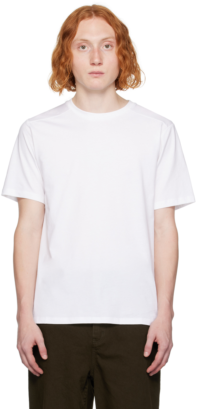Mark Kenly Domino Tan Studio: White Lambert T-Shirt | SSENSE Canada