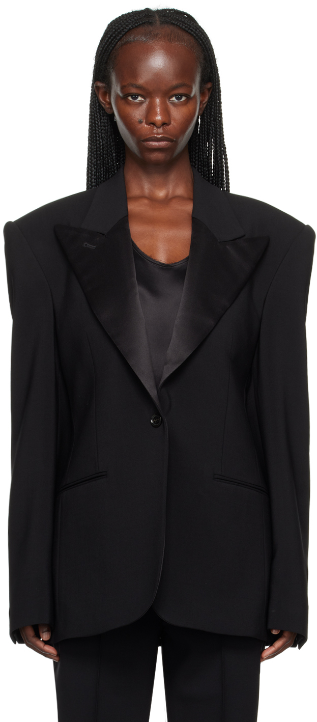 BITE: Black Tuxe Blazer | SSENSE