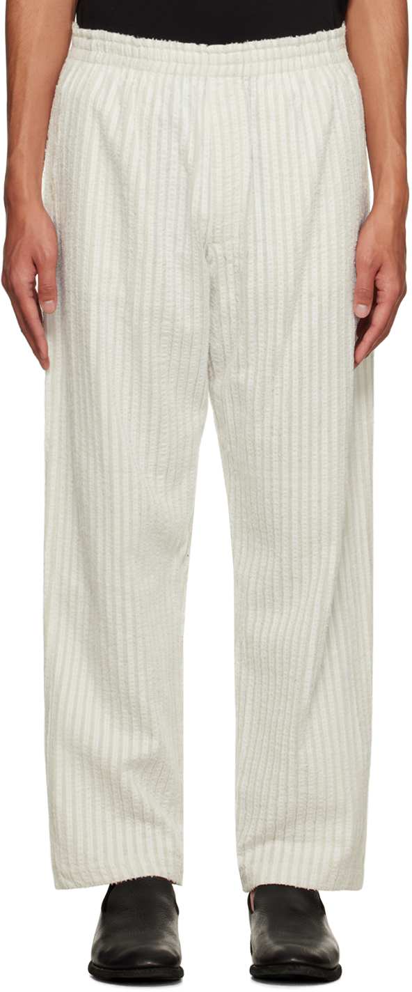 Off-White Stripe Trousers