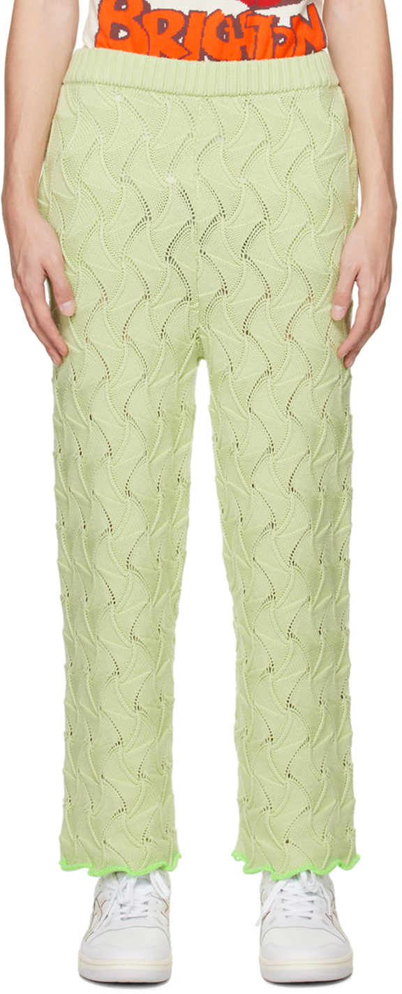 Green Wavy Trousers