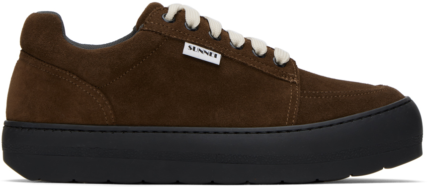 Sunnei Brown Dreamy Sneakers In 0112 Chocolate