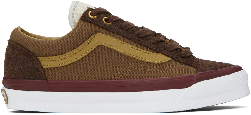 Vans: Brown Vault OG Style 36 LX Sneakers | SSENSE