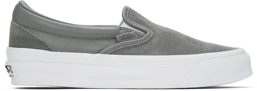 Vans Gray Vault Og Classic Lx Sneakers In Grey